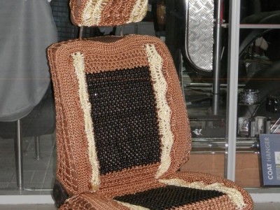 Накидки-чехлы вязаные (комплект на 5 мест) Китай (любые тона)