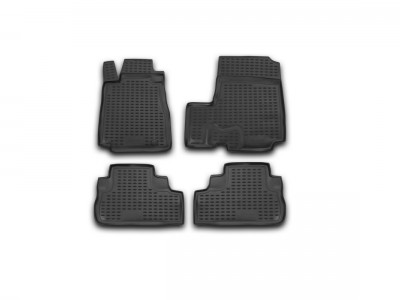 Коврики в салон для HONDA CR-V III 2006-2011, 4 шт. (полиуретан) Novline