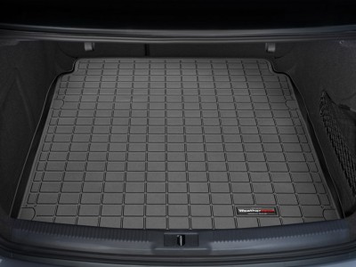 Коврик в багажник Weathertech (USA) для Audi A4 (sedan), 2007-2015, (цвет: чёрный)