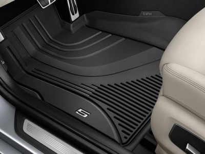 Всепогодные ножные коврики для BMW G30 5-серия, предние, 2016- н.в. (BMW) (Original)