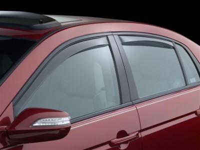 Дефлекторы окон (Weathertech) (USA) для Acura TL, 2003-2008, (передние, задние; тёмные) (82350)