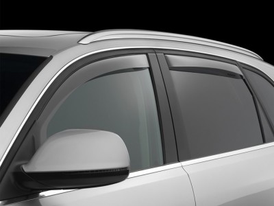 Дефлекторы окон (Weathertech) (USA) для Audi Q5, 2008-2016, (передние, задние;  тёмные) (82513)