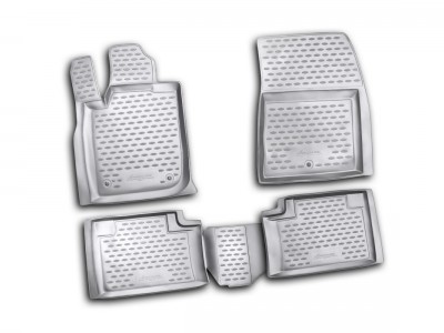 Коврики в салон для JEEP Grand Cherokee, 2010-н.в., 4 шт. (полиуретан) Novline