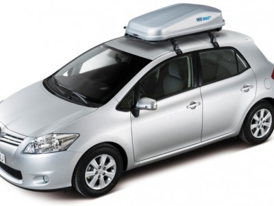 Бокс автомобильный CruzBox EASY 320 (132х78х36 см.) (Испания) цвет: чёрный, серый