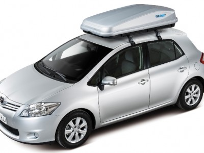 Бокс автомобильный CruzBox EASY 480 (198х78х40 см.) (Испания) цвет: чёрный, серый