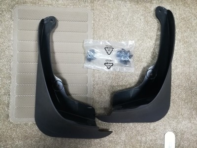 Брызговики передние для Toyota Yaris hb, 2005-2011, (Original) (Toyota) (PZ416-B9963-00)