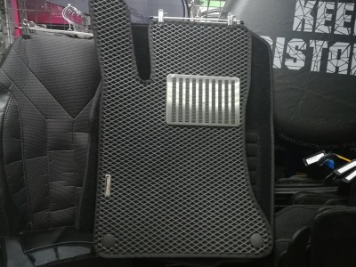 Коврики в салон EVA  для Mercedes A-Klasse, W176, 2012-2018, 4 шт., (цвет: чёрный)