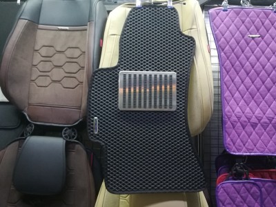 Коврики в салон EVA для Subaru Legacy, 2003-2009, 4 шт., (цвет: чёрный)