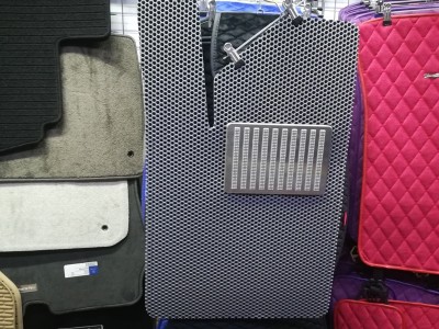 Коврики в салон EVA (шестиугольник) для Renault, Clio, 1998-2006, 4 шт., (цвет: серый)