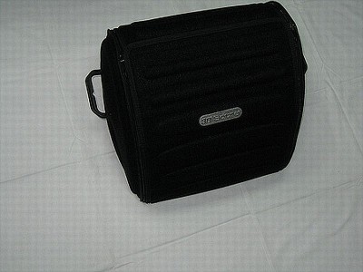 Сумка-бокс 3D высокая чёрная