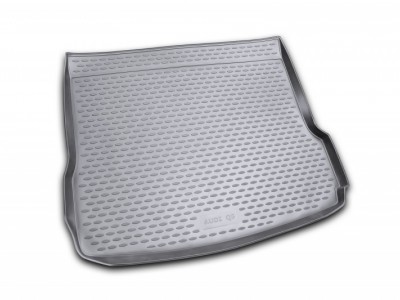 Коврик в багажник Novline для  AUDI Q5 2008-2016, кросс. (полиуретан; чёрный; бежевый)