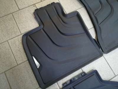 Комплект передних резиновых ковриков для BMW X5 F15 2013- н.в. 2шт. (Original) (VAG)
