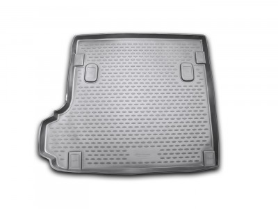 Коврик в багажник Novline для  BMW X3 (Е 83) 2003-2010, кросс. (полиуретан; черный; серый)