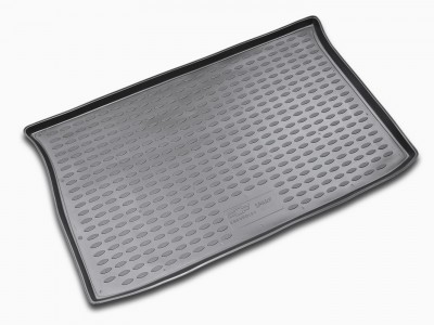 Коврик в багажник Novline для CHEVROLET Spark 2005-2010, хб. (полиуретан; чёрный)