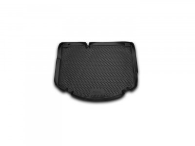 Коврик в багажник Novline для CITROEN C3 2009-н.в., (полиуретан, чёрный)