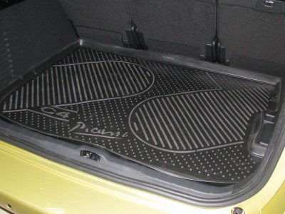 Коврик в багажник Novline для CITROEN C4 Picasso base 2007-2014, мв. (полиуретан, чёрный)