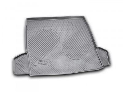 Коврик в багажник Novline для  CITROEN C5 2008 -н.в., сед. (полиуретан, чёрный, серый)