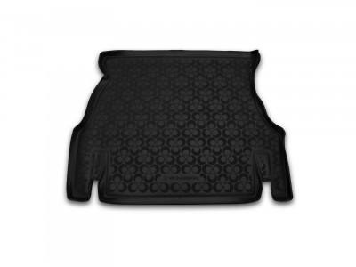 Коврик в багажник Novline для  DAEWOO Nexia 1995-2008, 2008-н.в., сед. (полиуретан, чёрный, серый)