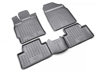 Коврики в салон для MAZDA CX-7 2006-2009, 4 шт. (полиуретан) Novline