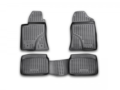 Коврики в салон для TOYOTA Avensis 2003-2008, 4 шт. (полиуретан) Novline