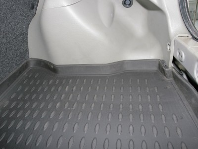 Коврик в багажник Novline для FAW Vita 2007-н.в., хб. (полиуретан, чёрный)