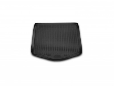 Коврик в багажник Novline для FORD C-Max 2003-2010 (полиуретан, чёрный, серый)