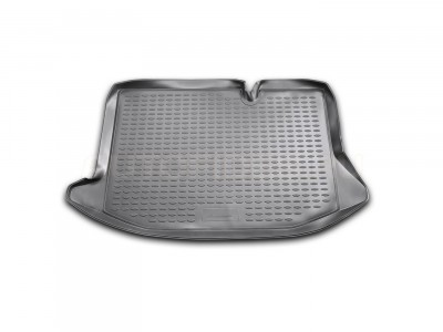 Коврик в багажник Novline для FORD Fiesta 2001-2008, хб. (полиуретан, чёрный)