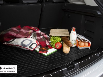 Коврик в багажник Novline для FORD Fiesta, 2015-н.в., сед., 1 шт. (полиуретан, чёрный)