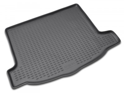 Коврик в багажник Novline для HONDA Civic 5D 2005-2012, хб. (полиуретан, чёрный, серый)