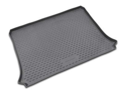 Коврик в багажник Novline для HONDA Element 2002-н.в., кросс. (полиуретан, чёрный, серый)