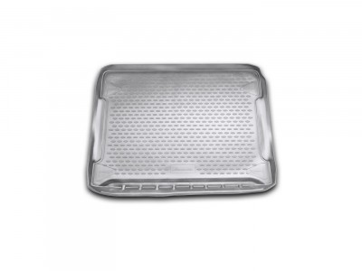 Коврик в багажник Novline для HUMMER H3 2005-н.в., внед. (полиуретан, чёрный)