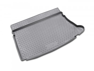 Коврик в багажник Novline для HYUNDAI i30 2007-2011, хб. (полиуретан, чёрный, серый)