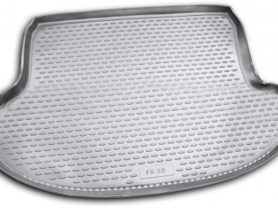 Коврик в багажник Novline для  INFINITI FX 2008-2013/ QX 70 2013-н.в., кросс. (полиуретан, чёрный, бежевый)