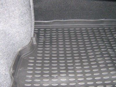 Коврик в багажник Novline для GEELY Otaka 2007-н.в., сед. (полиуретан, чёрный)