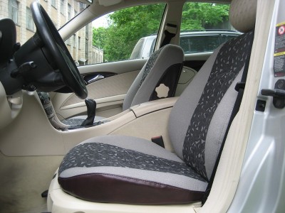 Оригинальные модельные чехлы на сидения для автомобиля BMW E36 седан/ купе 1990-2000 (материал: твид, кожзам; любые тона)