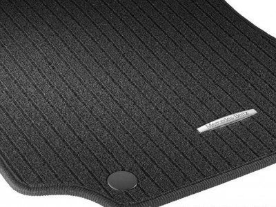 Коврики салона рипсовые (New) чёрные для Мерседес GL class X164 2006-2012, ML class W164 2005-2011, 4 шт.