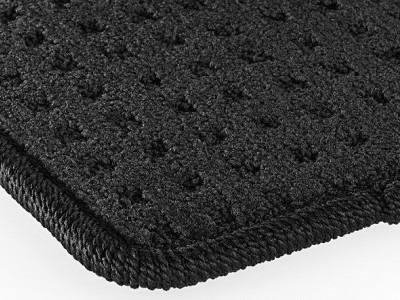 Коврики салона велюровые чёрные для Мерседес GL class X164 2006-2012, ML class W164 2005-2011, 4 шт.