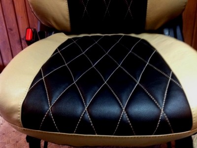 Оригинальные модельные чехлы на сидения для автомобиля Alfa Romeo 156 1997-2007 (материал: твид, кожзам; любые тона)