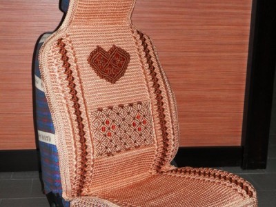 Накидки-чехлы льняные (на передние сидения) (9 цветовых гамм)