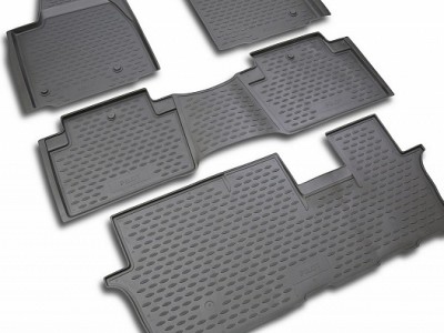 Коврики в салон для HONDA Pilot 2008-2011, 5 шт. (полиуретан) Novline