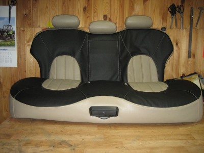 Оригинальные модельные чехлы на сидения для автомобиля Lancia Kappa седан/ универсал 1996-2001 (материал: твид, кожзам; любые тона)