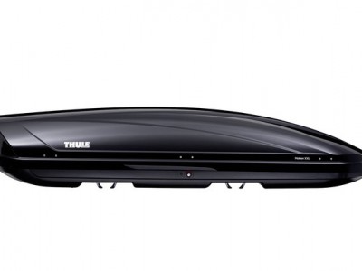 Бокс автомобильный Thule Motion XXL (235х94х47 см.) (Швеция) цвет: чёрный глянцевый, серебро глянцевый